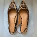 J. Crew Shoes | J Crew Haircalf Slingback Leopard Print, Size 9.5 | Color: Black/Tan | Size: 9.5