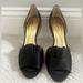 Kate Spade Shoes | Adorable Kate Spade Satin Ruffle Peep-Toe Heel | Color: Black/Gold | Size: 7.5