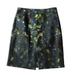 J. Crew Skirts | J. Crew No. 2 Pencil Skirt Multicolored Watercolor Print In Greens And Blues | Color: Blue/Green | Size: 6