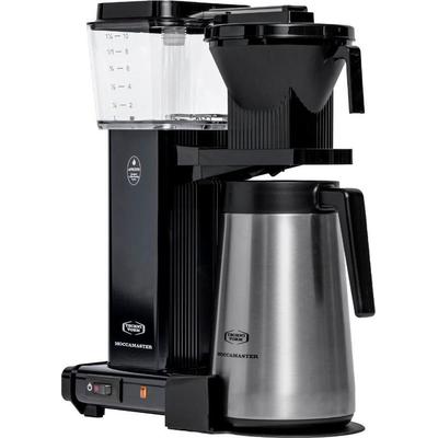 MOCCAMASTER Filterkaffeemaschine "mit Thermoskanne KBGT 741 black" Kaffeemaschinen Gr. 1,25 l, 10 Tasse(n), schwarz Filterkaffeemaschine