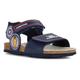 Sandale GEOX "J GHITA BOY" Gr. 28, blau (navy, avengers) Kinder Schuhe