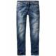 Mey & Edlich Herren Jeans-Hose Regular Tapered Blau einfarbig