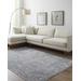 Ifama 2'7" x 7'3" Modern Natural Gray/Eggplant/Smoke/Dark Beige/Garnet Runner - Hauteloom