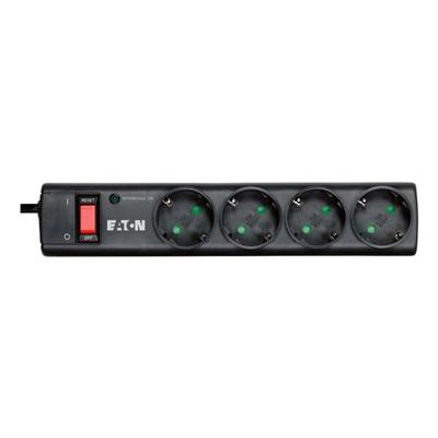 Eaton 4-fach Steckdosenleiste »Protection Strip 4« schwarz, 26.4x4x5.2 cm
