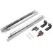 meite 15-Inch Undermount Soft Close Drawer Slides - Full Extension Heavy Duty Concealed Drawer Guides with Mounting Screws Adjustable Locking Device and Brackets - 1 Pair