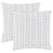KAF Home Set of 2 Square Pleated Please Pillow Cover