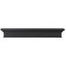 Pearl Mantels Henry Fireplace Mantel Shelf MDF 60 Inch Black Paint( Pack of 2 )