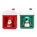 MEGAWHEELS Snow House Night Light Winter Snow House LED Lamp Christmas Santa Claus Decoration Light-Up House with 3 Brightness modes USB Cha