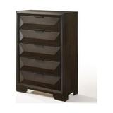 34 X 17 X 51 Espresso Rubber Wood Chest