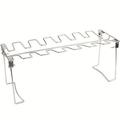 HOMEMAXS Chicken Leg Wing Rack Stainless Steel Chicken Leg Rack Household Roast Stand Barbecue Tool