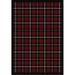 Joy Carpets Bit O ft. Scotch Lumberjack Red 5 ft.4 in. x 7 ft.8 in. WearOn Nylon Machine Tufted- Cut Pile Whimsy Rug
