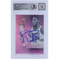 RJ Barrett New York Knicks Autographed 2019-20 Panini Chronicles Essentials Pink #225 Beckett Fanatics Witnessed Authenticated 10 Rookie Card