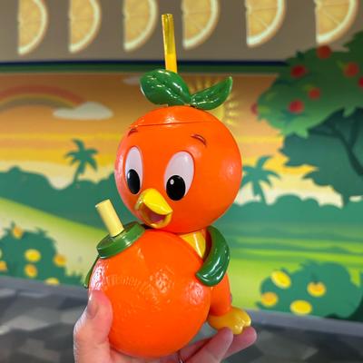 Disney Kitchen | Exclusive 2023 Disney Park Epcot Orange Bird Sipper Flower And Garden Brand New | Color: Orange/Yellow | Size: Os