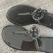 Tory Burch Shoes | Mark Downtory Burch Mini Miller Sandal Sz 8 | Color: Black | Size: 8