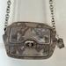 Coach Bags | Coach, Silver Snake Skin, Campbell Turn Lock Leather Camera Bag | Color: Gray | Size: 8x5x3
