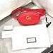 Gucci Bags | Gucci Gg Marmont Matelass Belt Bag-Red Nwt | Color: Red | Size: Strap Length 13.5" H 4" W 7.25" Depth: 1.75"