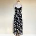 J. Crew Dresses | J. Crew Black Floral Sundress | Color: Black/White | Size: 0