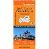 Maps/Regional (Michelin): Spain: Central Extremadura Castilla-La Mancha Madrid Map 576 (Edition 11) (Sheet map folded)