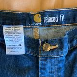 Carhartt Jeans | Never Worn Men’s Carhart Relaxed, Fit Carpenter Jeans, Dark Wash, 34x34 | Color: Blue | Size: 34