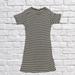 Brandy Melville Dresses | John Galt Brandy Melville Ribbed Tee Mini Dress | Color: Black/White | Size: S