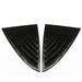 MoreChioce Car Rear Side Window Louvers Air Vent Scoop Louvers Triangle Flap Side Window Vent Cover Decoration Compatible for Tesla Model 3 Black