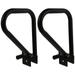 HOMEMAXS 2Pcs Pull-up Handles Pull-up Stands Grip Bars Durable Fitness Equipment (Black)