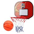 HOMEMAXS 1 Set Wall Suction Type Basketball Board Plastic Basketball Mini Wall Mounted Basketball Board Indoor Outdoor Shooting Sports Supplies for Home Outdoor Assorted Color