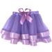 Toddler Kids Girls Bowknot Patchwork Dancing Princess Skirt Tulle Ballet Tutu Skirt Baby Outwear