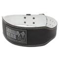 Gorilla Wear 4 Inch Padded Leather Belt - schwarz - Bodybuilding und Fitness Gürtel für Damen und Herren, XXL-3XL