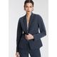 Kurzblazer TAMARIS Gr. 34, blau (marine (blazer aus nachhaltigem material)) Damen Blazer