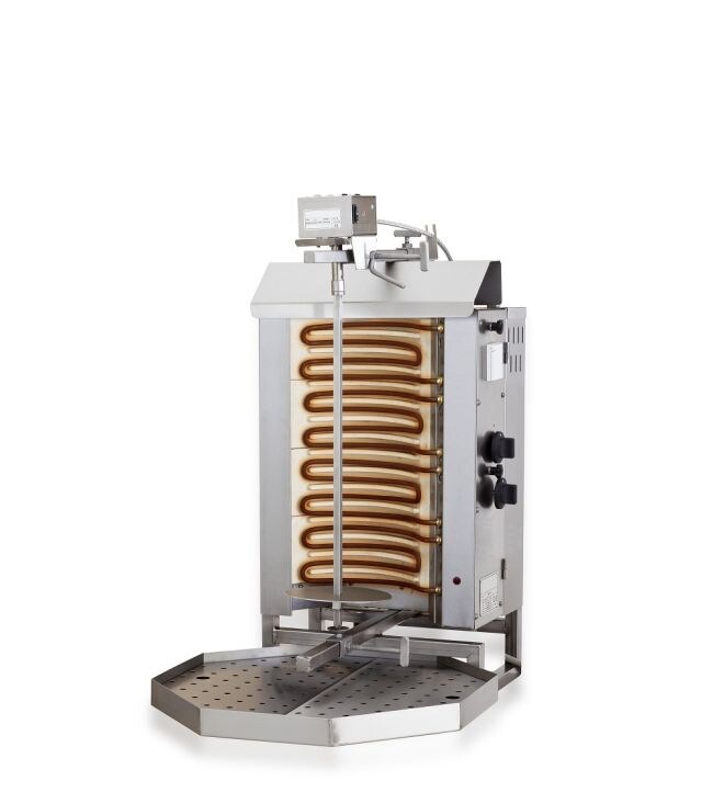 CombiSteel Gyros Grill Elektro Motorposition Oben 4 Heizzonen Image