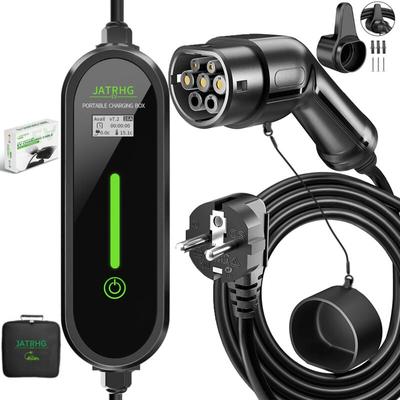 Jatrhg - EV-Ladegerät 15M 3,6KW-1,5KW 16A13A10A8A Typ 2 Tragbare Elektroauto-Ladestation Image