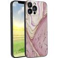Compatible with iPhone 13 Pro Max Phone Case Marble-Pink-Purple-Blue-Blush Case Men Women Flexible Silicone Shockproof Case for iPhone 13 Pro Max