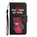 UUCOVERS for S-amsung Galaxy A14 5G Flip Wallet Case Colorful PU Leather Hand Strap Credit Card Slots Pocket Kickstand Magnetic Clasp Painted Phone Case Cover for S-amsung A14 5G (2023) Bear