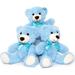 MorisMos 13.8 Small Teddy Bear Cute Bear Stuffed Animals 3 Pack