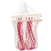 HOMEMAXS 1pc Leisure Hammock Mesh Single Hammock Swing Portable Outdoor Hammock Cotton Rope Hammock with Crabstickï¼ˆRedï¼‰