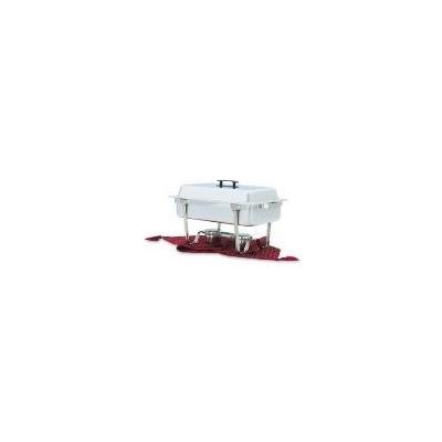 Vollrath 99850 9 qt Trimline II Chafer, Full Size, with Frame, Water Pan, Food Pan, Cover