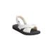 Wide Width Women's The Taylor Sandal By Comfortview by Comfortview in White (Size 12 W)