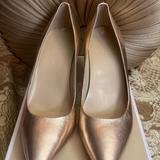 Michael Kors Shoes | Micheal Kors, High Heel Shoes, Size 8 Color Gold Very Good Condition. | Color: Gold | Size: 8