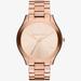 Michael Kors Accessories | Michael Kors Oversized Slim Runway Rose Watch. 2023 Season Excellent Condition. | Color: Gold | Size: Os