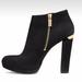 Michael Kors Shoes | Michael Kors Heaven Suede Black Ankle Boots, Sz 8,5 | Color: Black | Size: 8.5