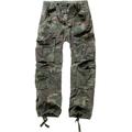 Cargohose BRANDIT "Brandit Herren Vintage Cargo Pants" Gr. XL, US-Größen, grün (olive camouflage) Herren Hosen Cargohosen