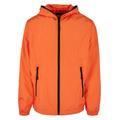 Anorak URBAN CLASSICS "Urban Classics Herren Full Zip Nylon Crepe Jacket" Gr. XL, orange (mandarin) Herren Jacken Regenjacken