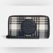 Coach Bags | Coach Dempsey Large Phone Wallet With Garden Plaid Print And Coach Patch | Color: Blue/White | Size: Large
