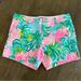 Lilly Pulitzer Shorts | Lilly Pulitzer Callahan Knit Shorts Size 0 | Color: Green/Pink | Size: 0