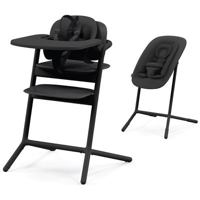 Cybex LEMO 2 High Chair 4-in-1 Set - Stunning Blac...