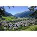 Millwood Pines Bormio in Valtellina, Italy by Erich Fend - Wrapped Canvas Photograph Metal | 32 H x 48 W x 1.25 D in | Wayfair