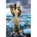 Highland Dunes Polar Bear - Wrapped Canvas Photograph Canvas | 12 H x 8 W x 1.25 D in | Wayfair 676EED0DBAF04B05AB94CA08A7B4EC65