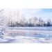 Winston Porter Frozen Lake by Winyuu - Wrapped Canvas Photograph Metal | 32 H x 48 W x 1.25 D in | Wayfair 32A7E84C58404B759CDCE7E259FAB138