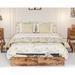 17 Stories Ansonville 11.8" Bed Frame Metal in Brown | 11.8 H x 61.5 W x 80.5 D in | Wayfair 273534B0739740C69EA727552D9EC017